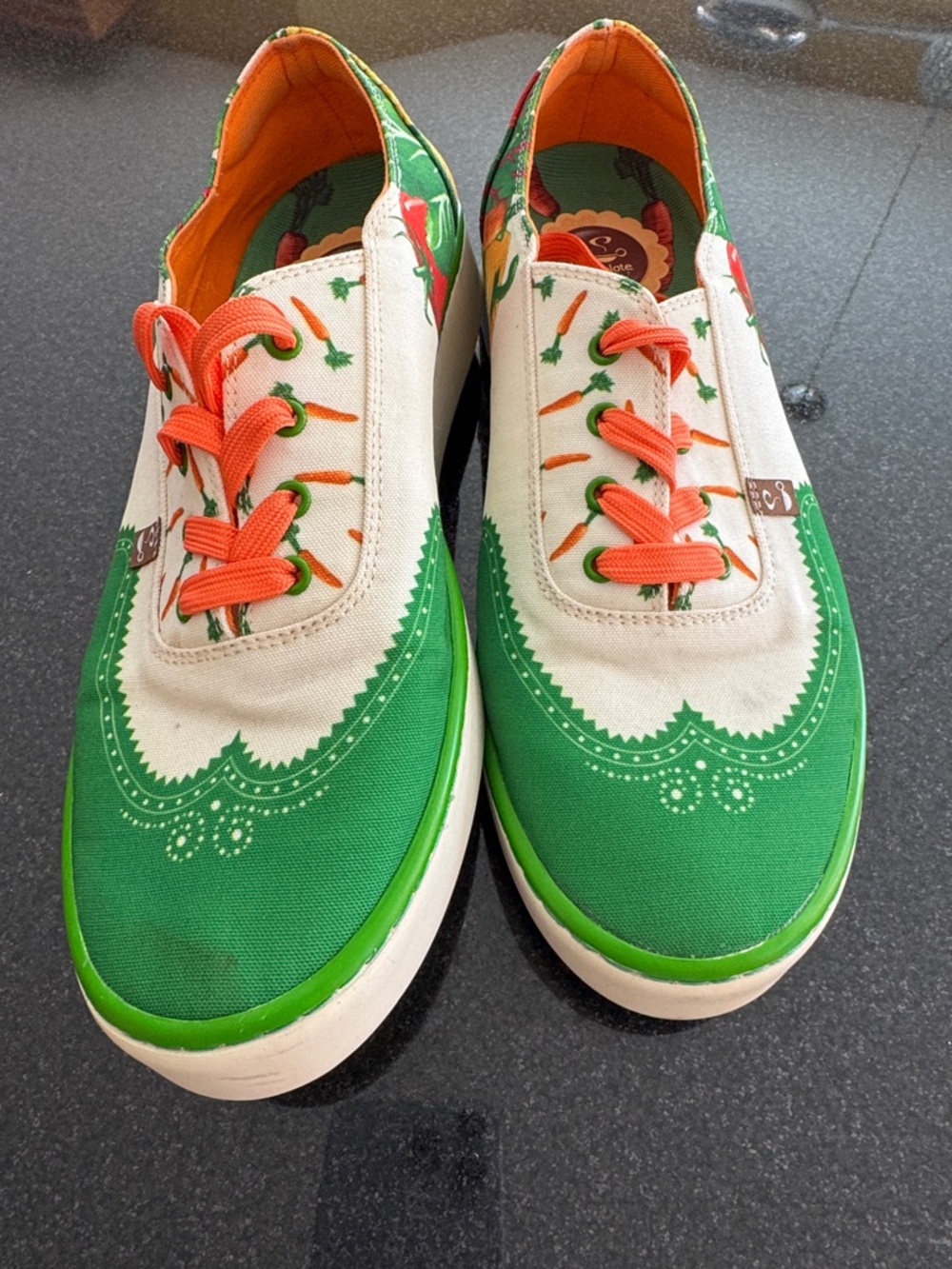 Go green hot chocolate vegetable canvas sneakers - Picture 14 of 16